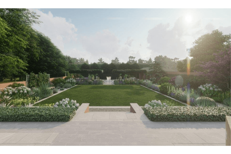 large garden design idea