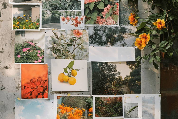 garden mood board