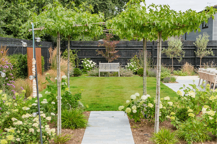 small garden seating