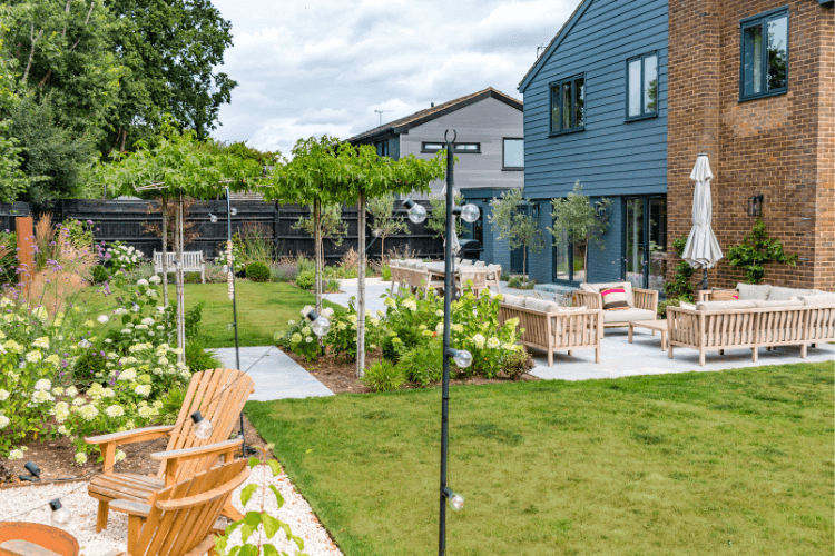 lawn and seating