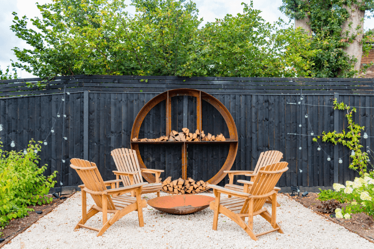 fire pit wall