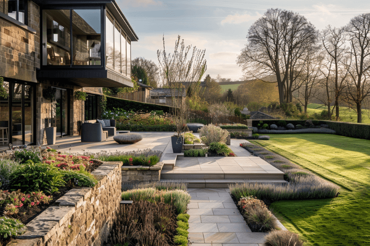 garden design planning sketches and layout ideas on paper